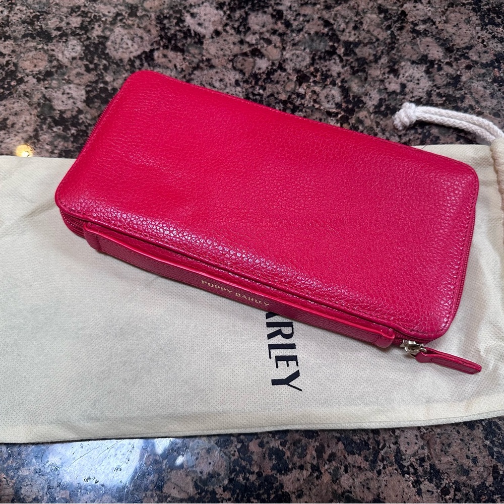 Poppy Barley leather passport holder (2 passports)